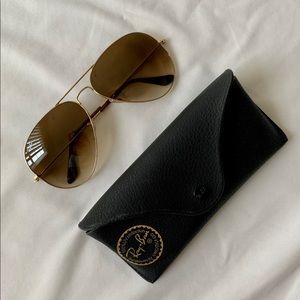 Ray-Ban Classic Light Brown Aviator Gradient